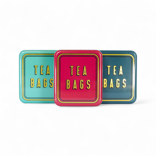 'TEA BAGS' Tea Bag Tin