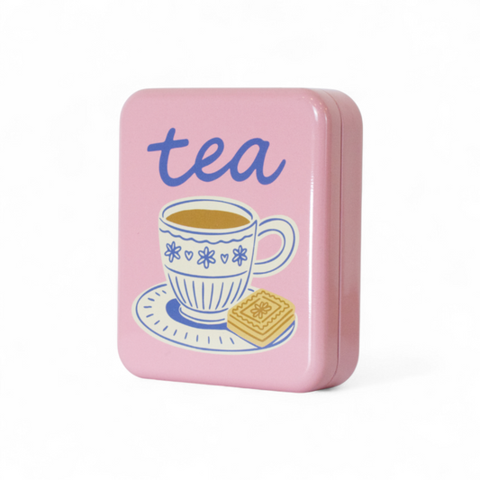 'tea & a biccy' Tea Bag Tin