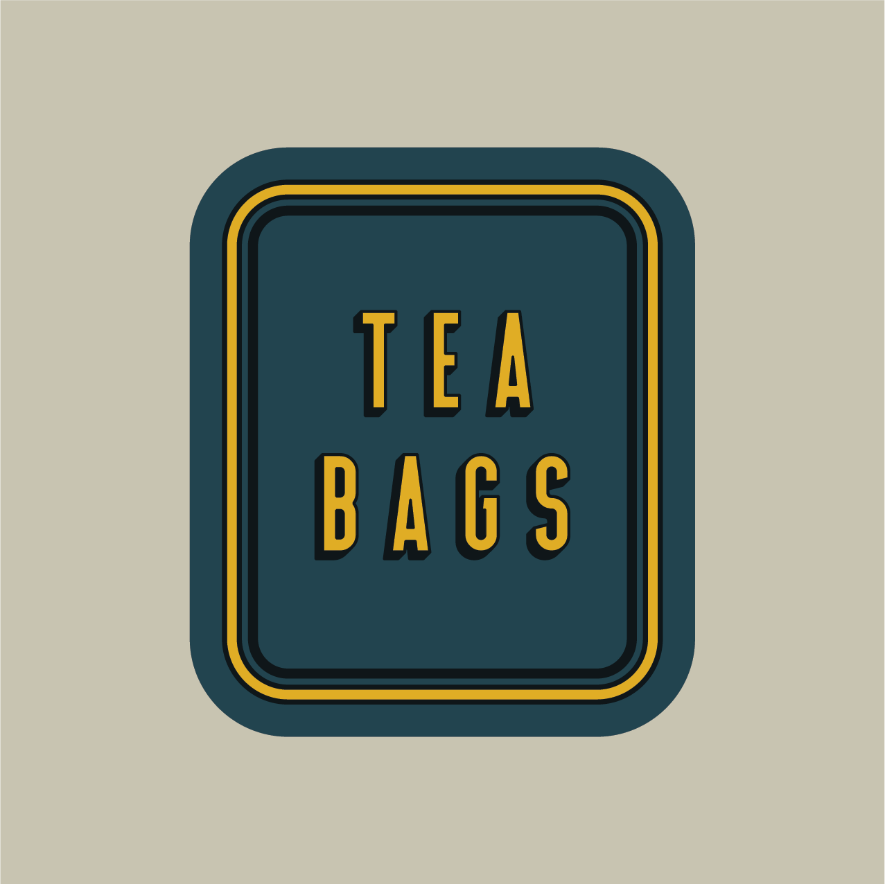PRE-ORDER 'TEA BAGS' Tea Bag Tin