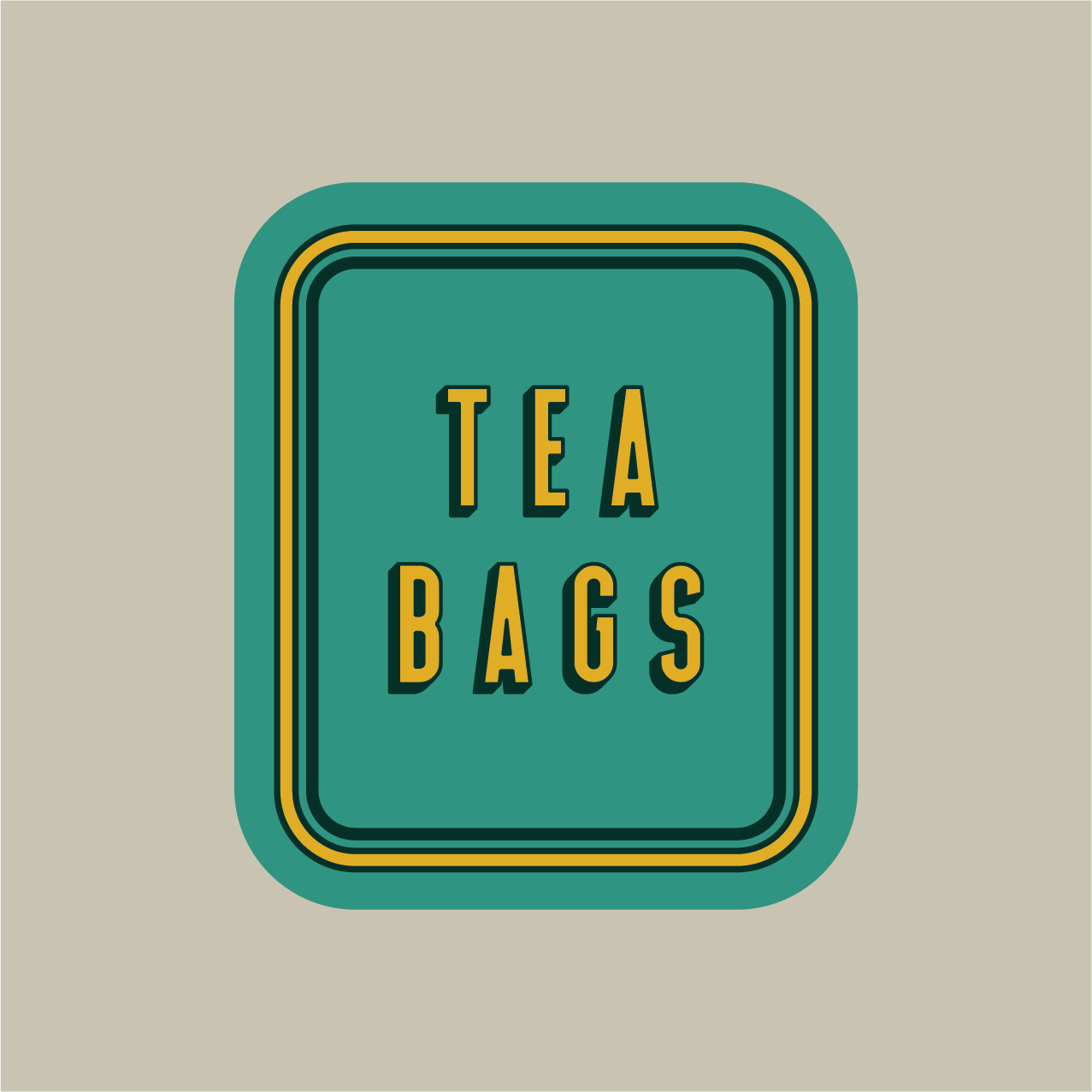 PRE-ORDER 'TEA BAGS' Tea Bag Tin