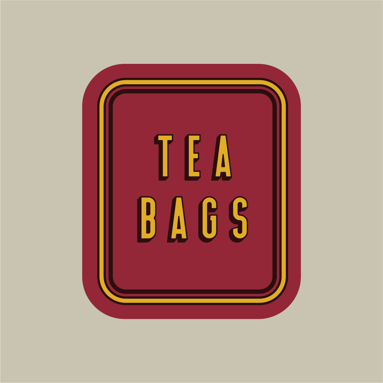 PRE-ORDER 'TEA BAGS' Tea Bag Tin