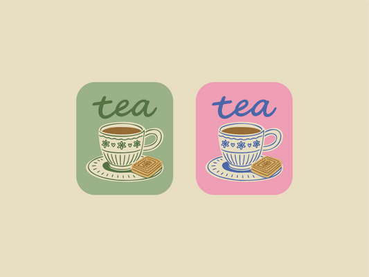 PRE-ORDER 'tea & a biccy' Tea Bag Tin