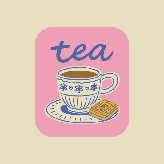PRE-ORDER 'tea & a biccy' Tea Bag Tin