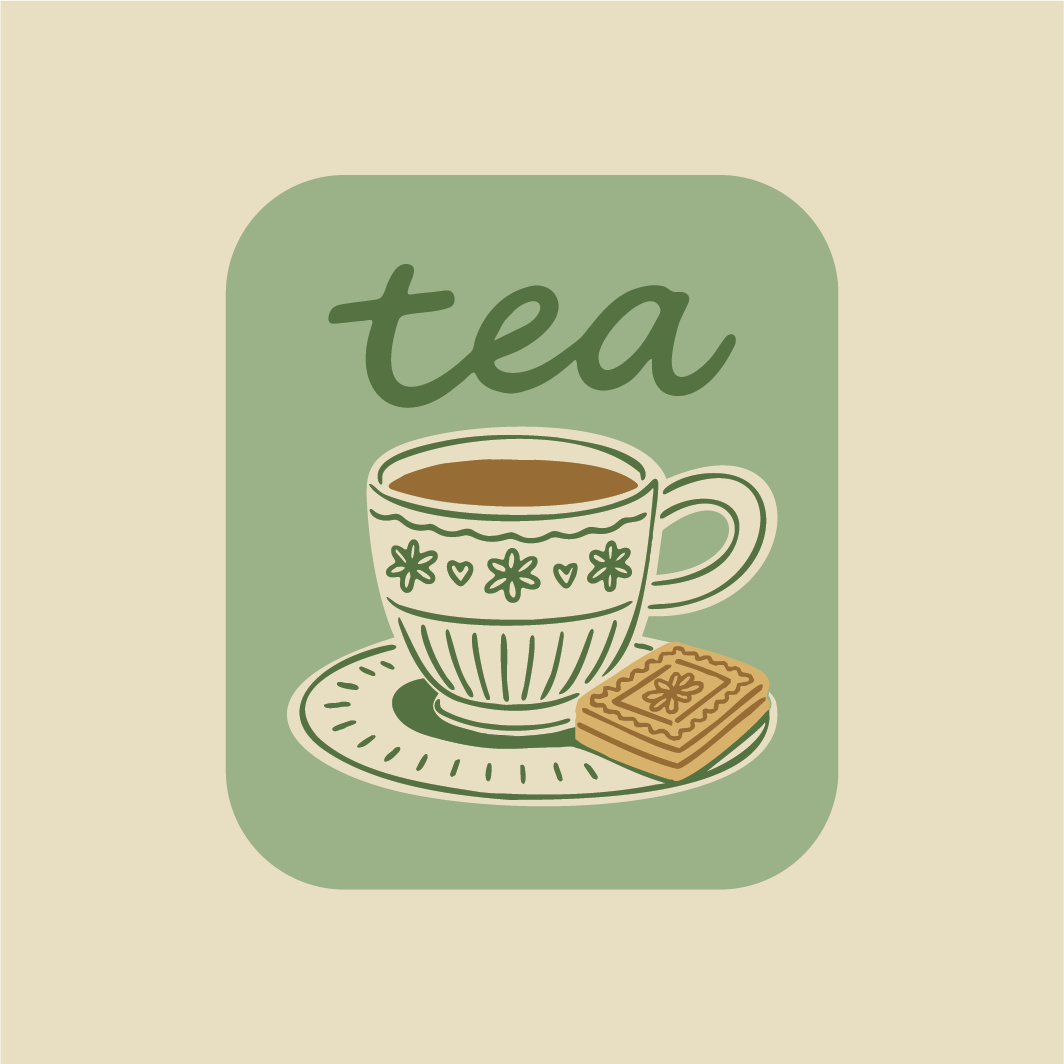 PRE-ORDER 'tea & a biccy' Tea Bag Tin