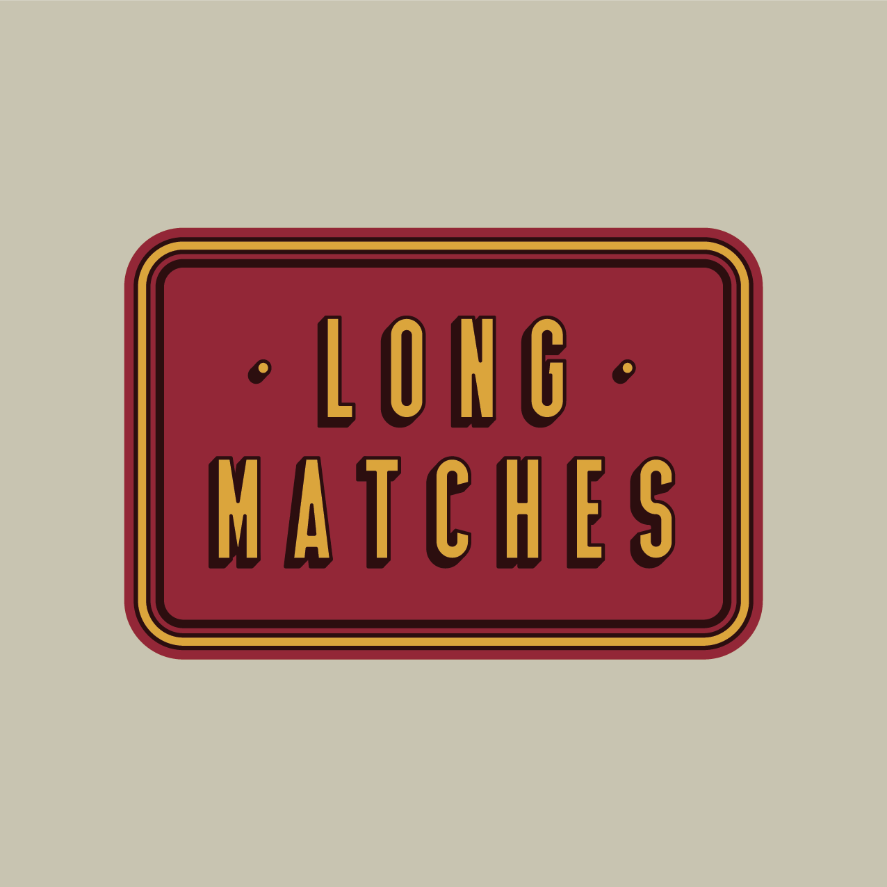 PRE-ORDER TINIT's 'Long Matches' Match Tins
