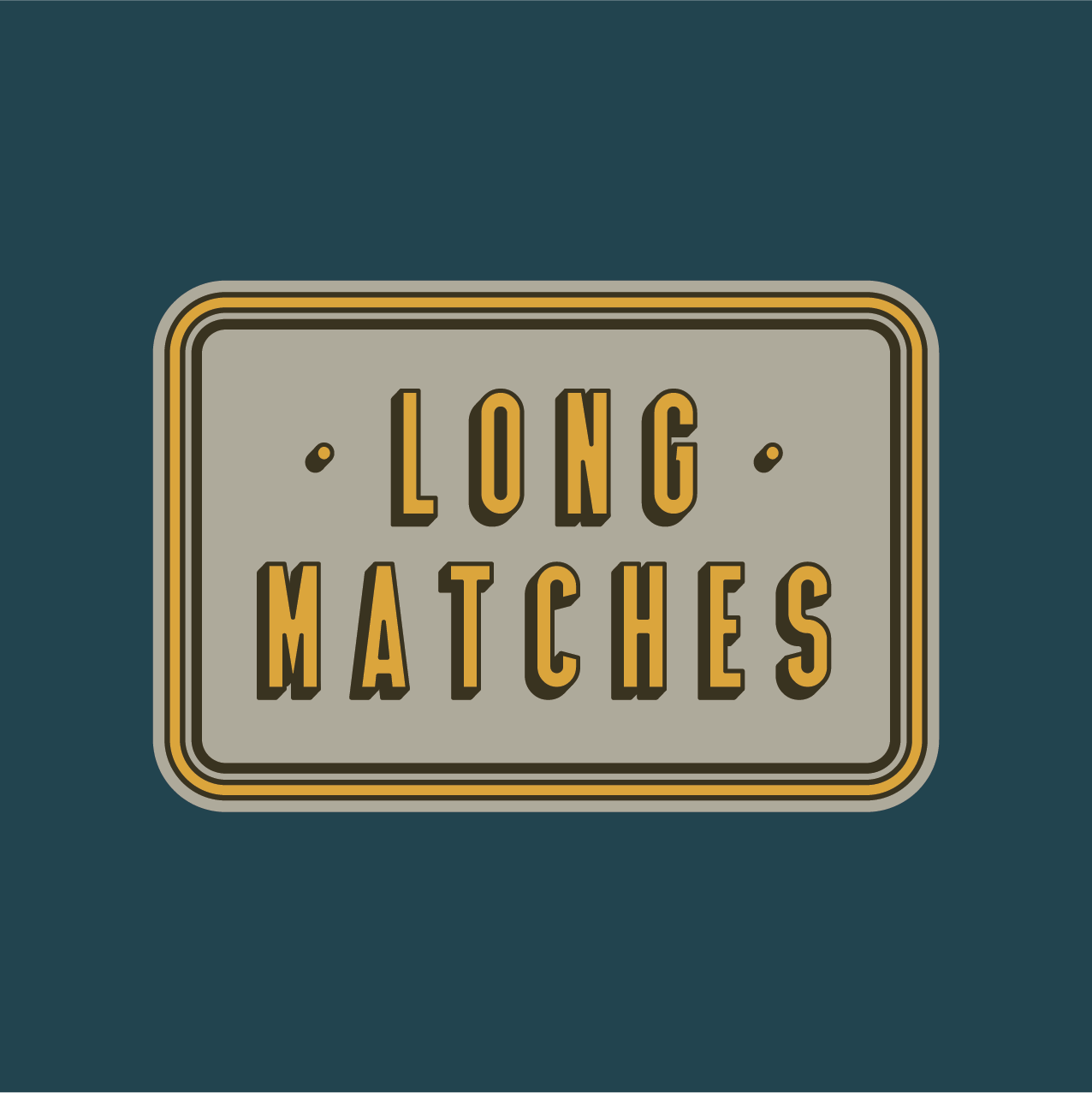 PRE-ORDER TINIT's 'Long Matches' Match Tins