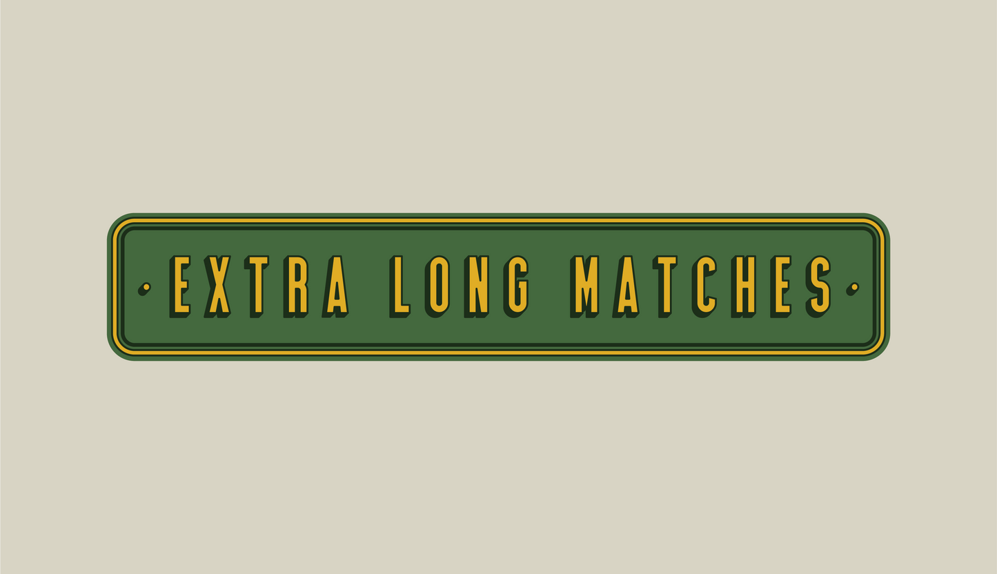 PRE-ORDER TINIT's 'Extra Long Matches' Match Tins