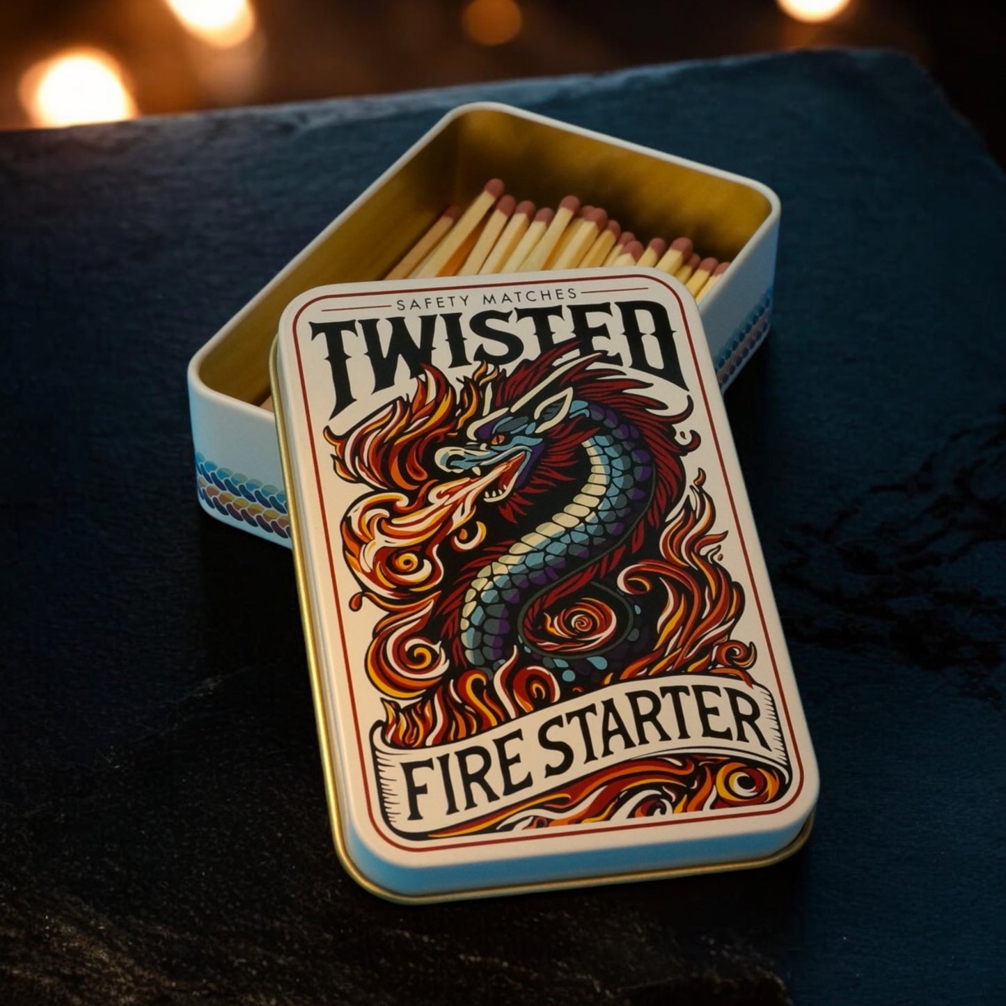 TINIT's 'Set Fire to the Rain' Match Tin