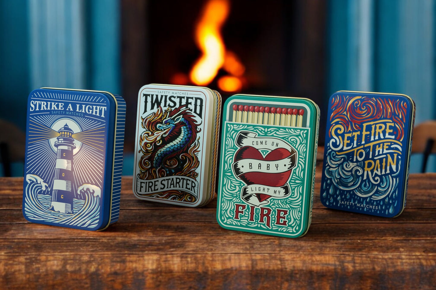 TINIT's 'Set Fire to the Rain' Match Tin
