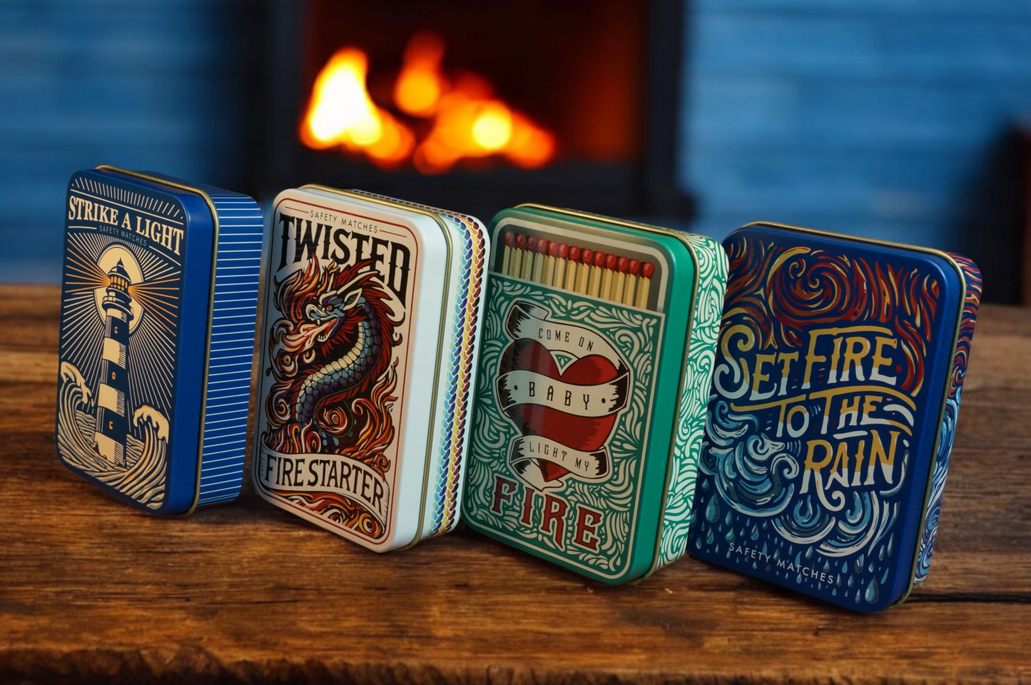 TINIT's 'Set Fire to the Rain' Match Tin