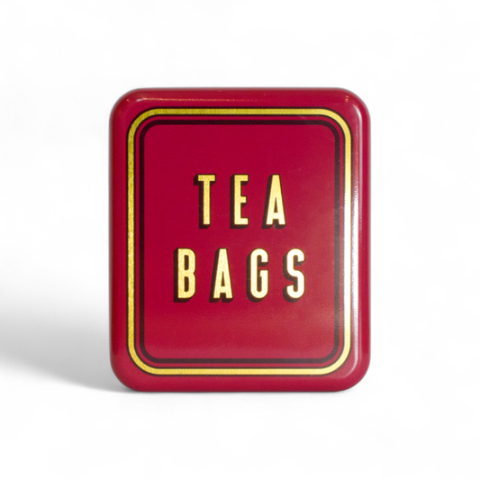 'TEA BAGS' Tea Bag Tin