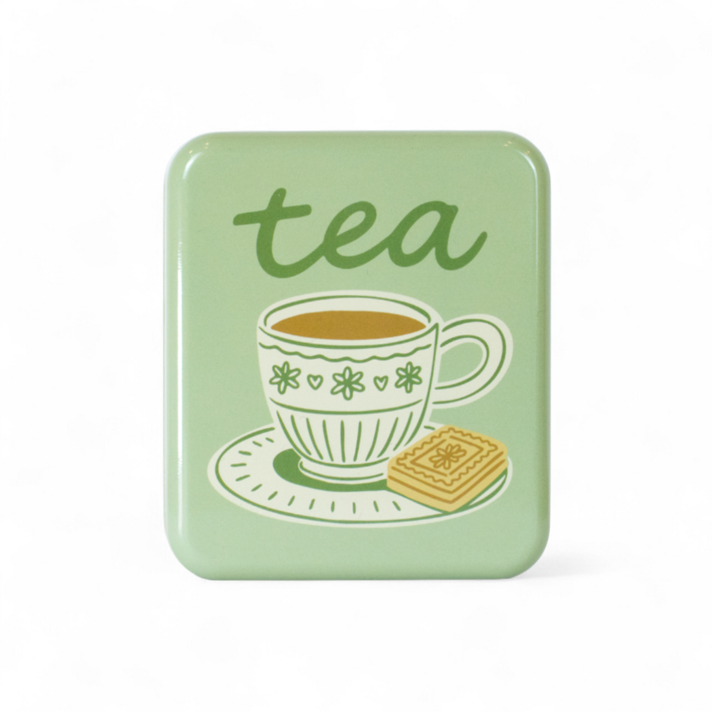 'tea & a biccy' Tea Bag Tin
