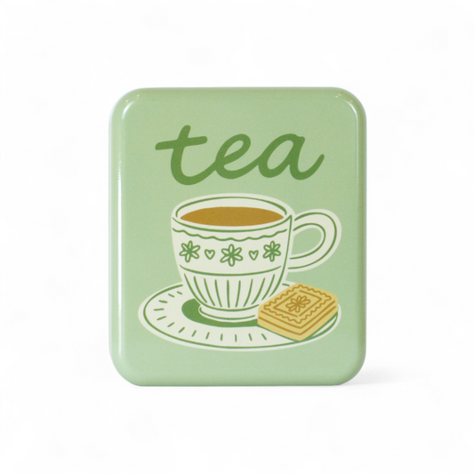 'tea & a biccy' Tea Bag Tin