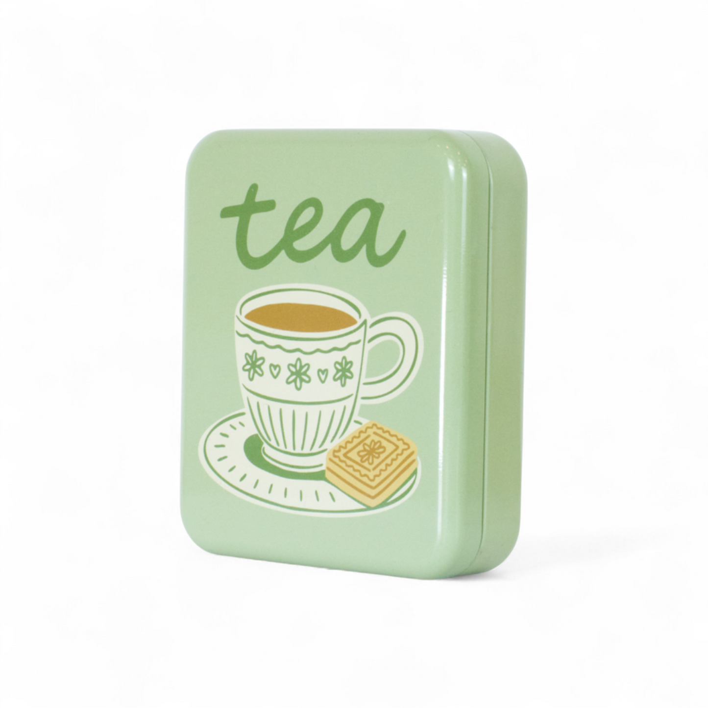 'tea & a biccy' Tea Bag Tin