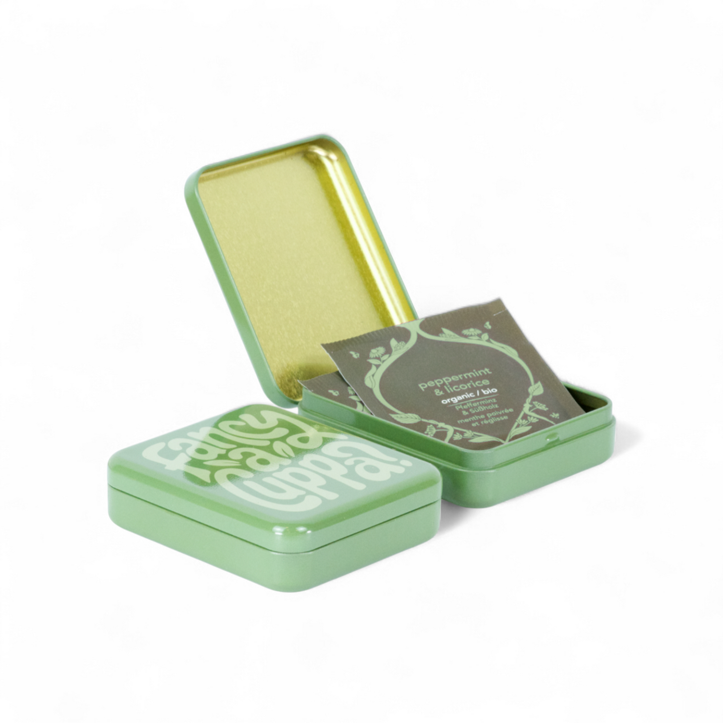 'Fancy a Cuppa?' Pocket Tea Bag Tin