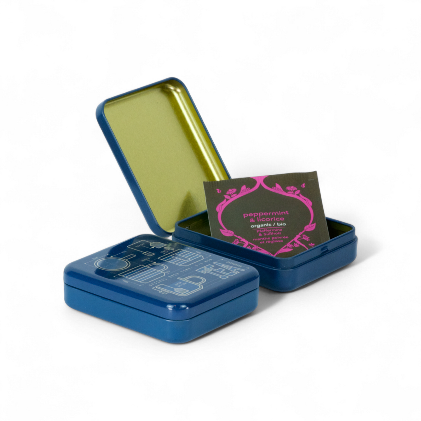 'Brewprint' Tea Bag Tin