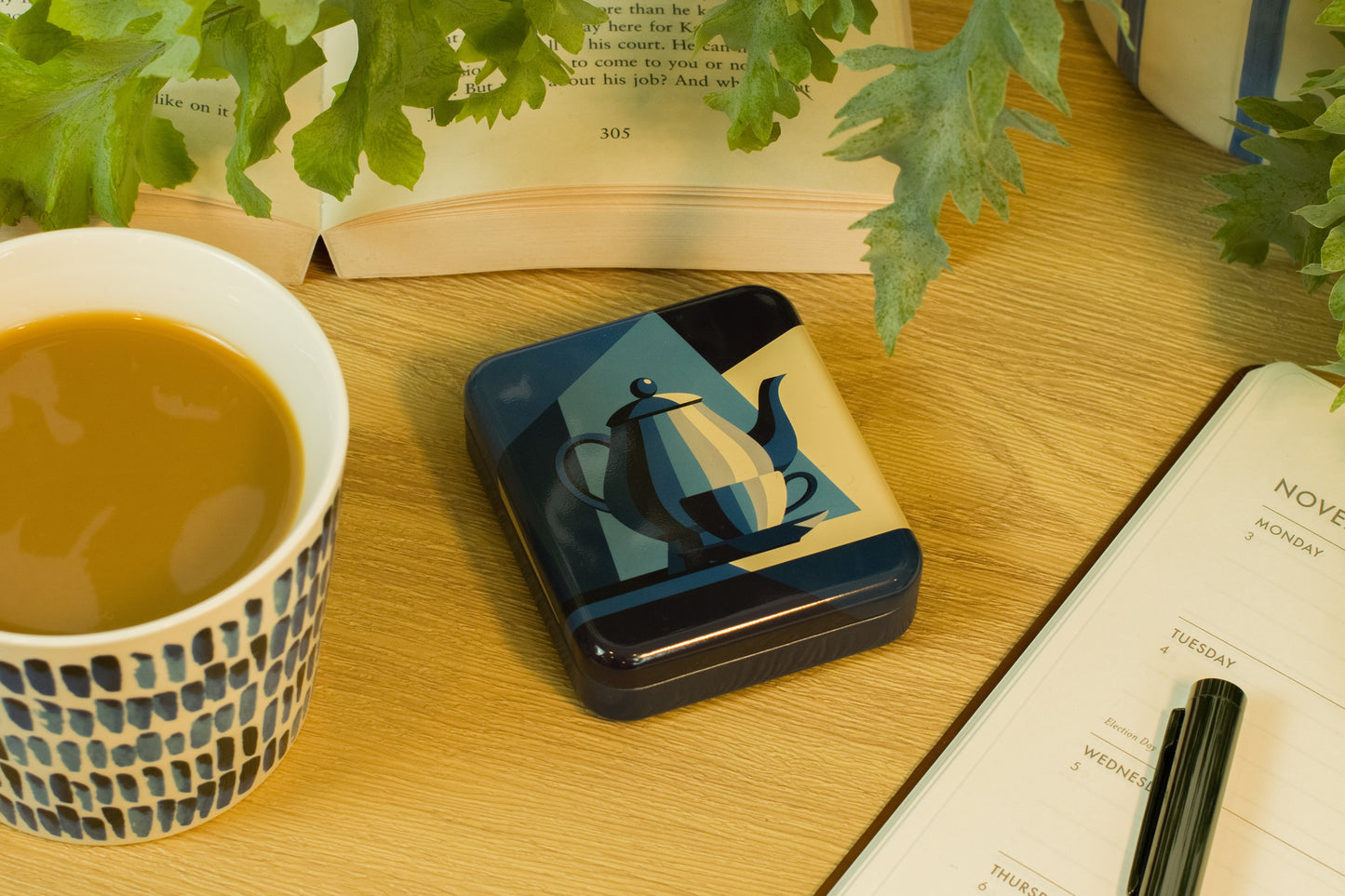 'TEA-OMETRY' Pocket Tea Bag Tin