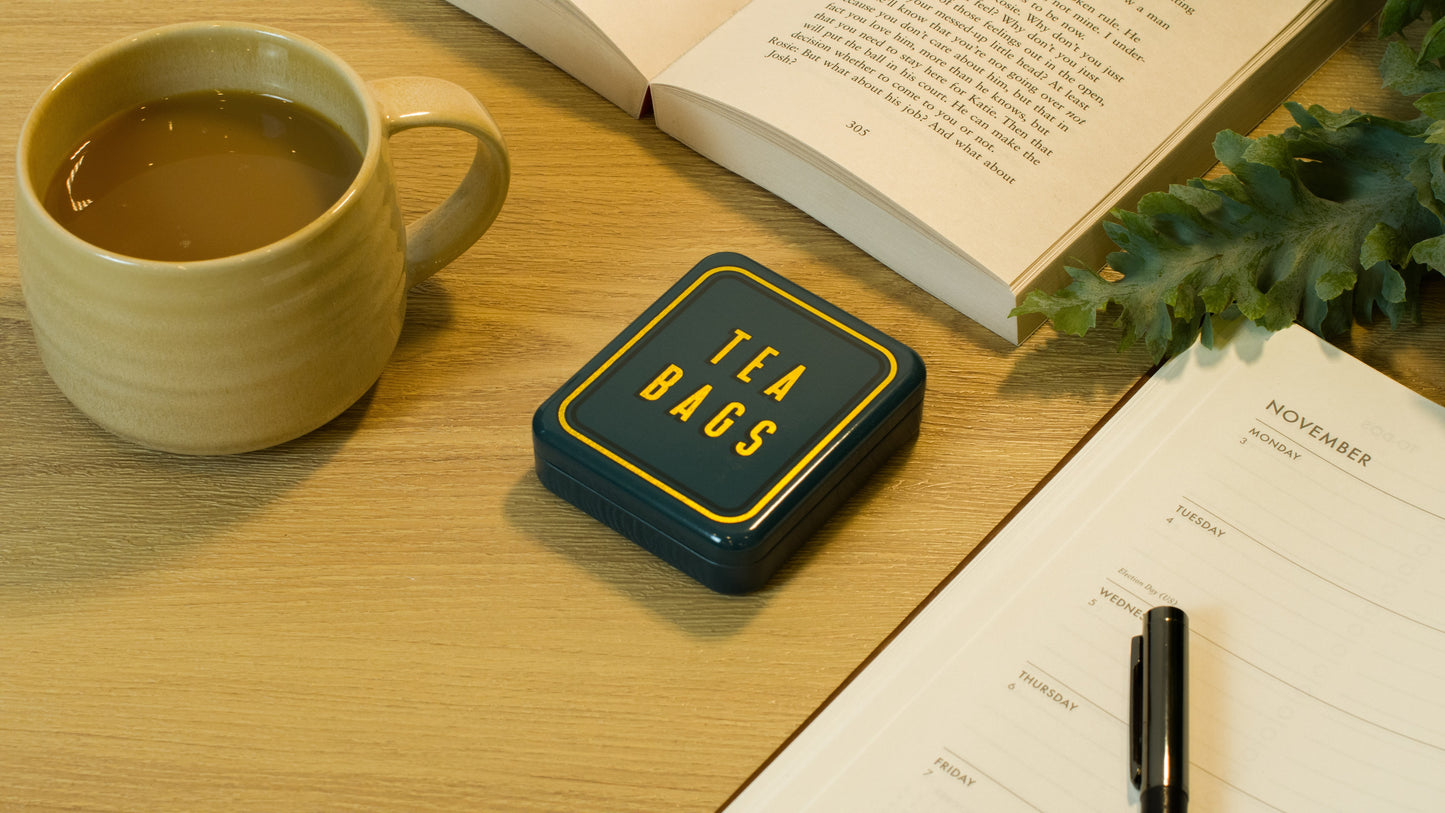 'TEA BAGS' Tea Bag Tin