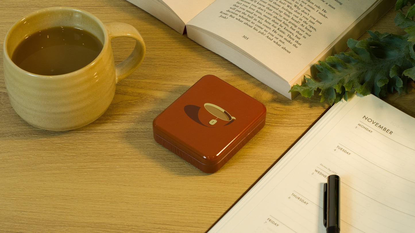 'teacup' Pocket Tea Bag Tin