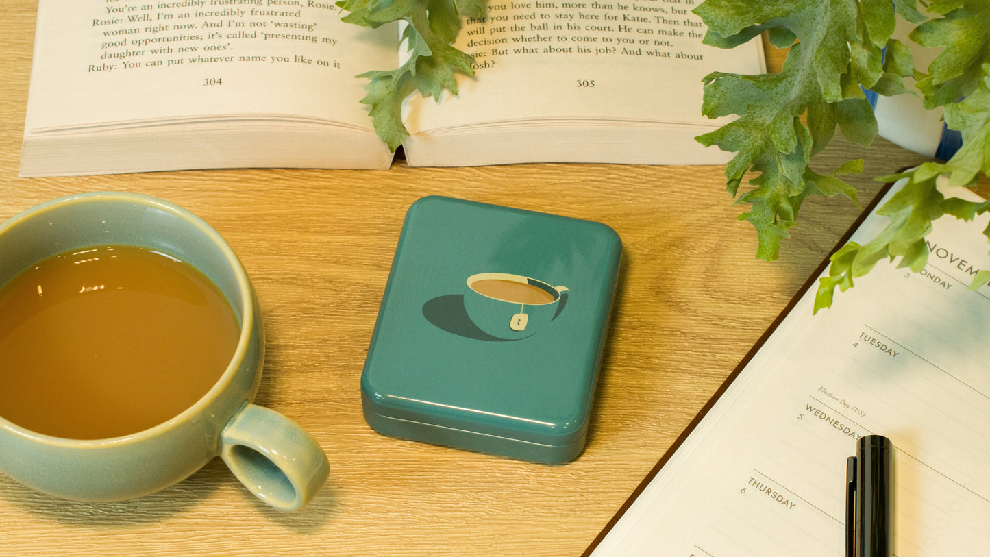 'teacup' Pocket Tea Bag Tin