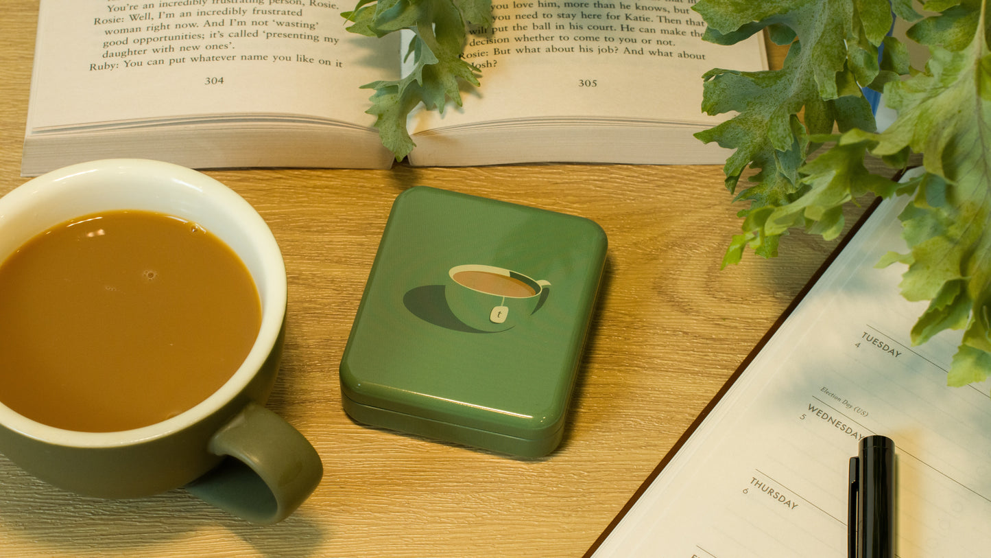 'teacup' Pocket Tea Bag Tin