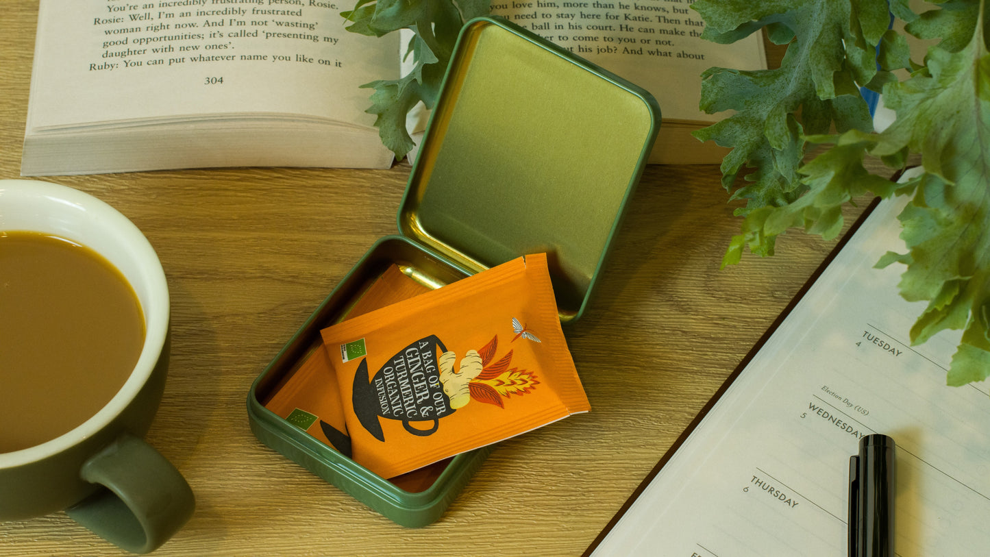 'teacup' Pocket Tea Bag Tin