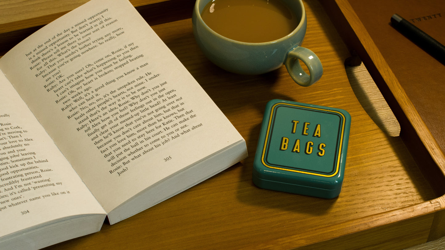 'TEA BAGS' Tea Bag Tin