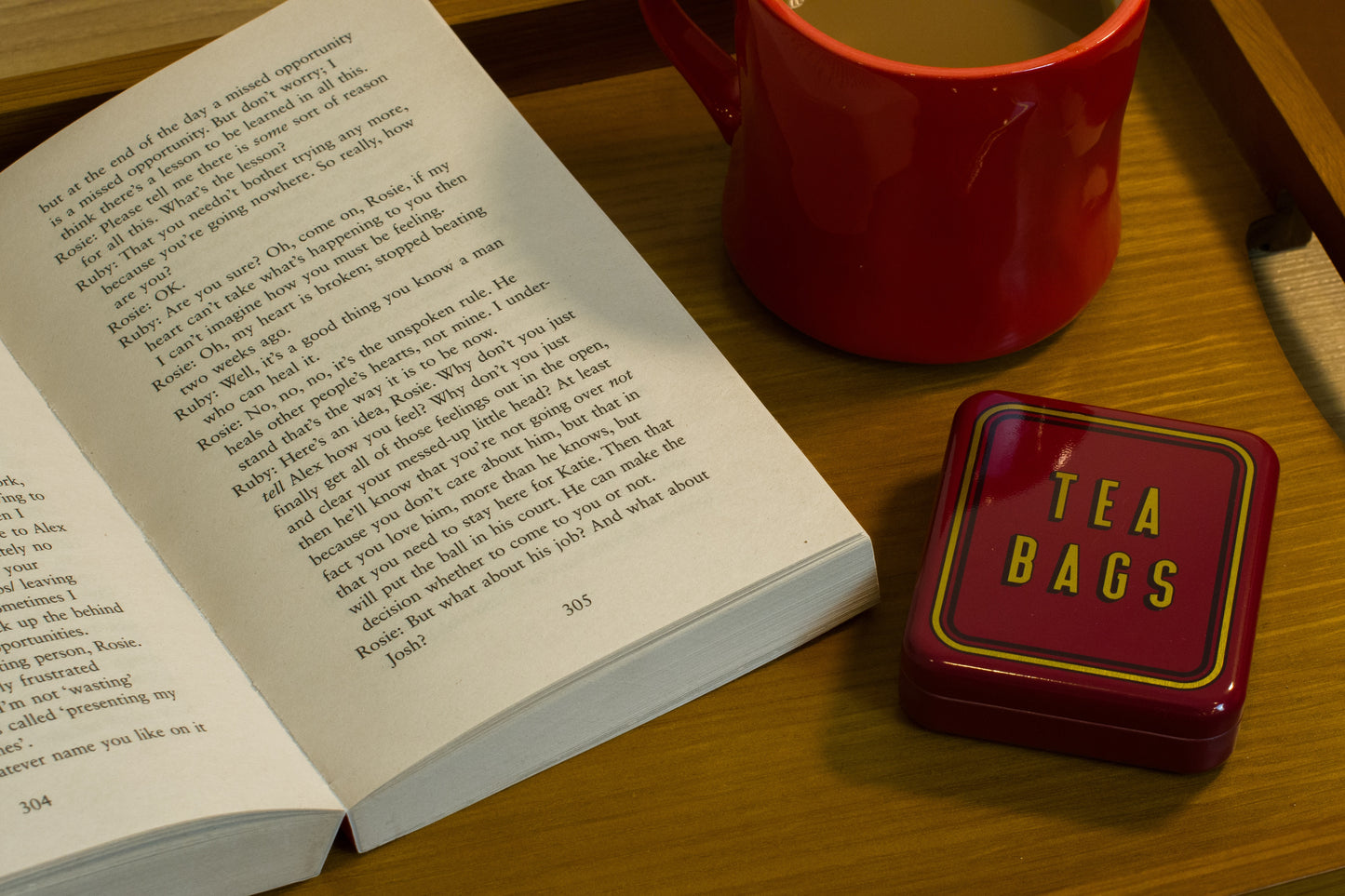 'TEA BAGS' Tea Bag Tin