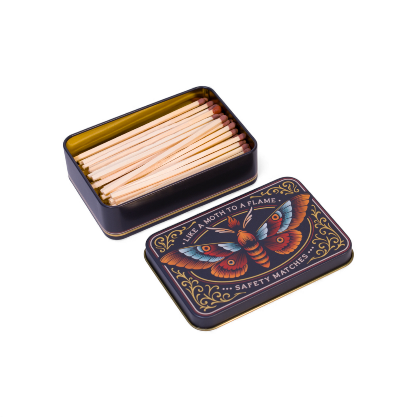 TINIT's 'Like a Moth to a Flame' Match Tin
