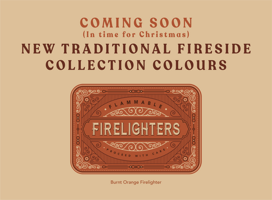 PRE-ORDER TINIT's Firelighter Tin BURNT ORANGE