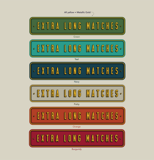 PRE-ORDER TINIT's 'Extra Long Matches' Match Tins