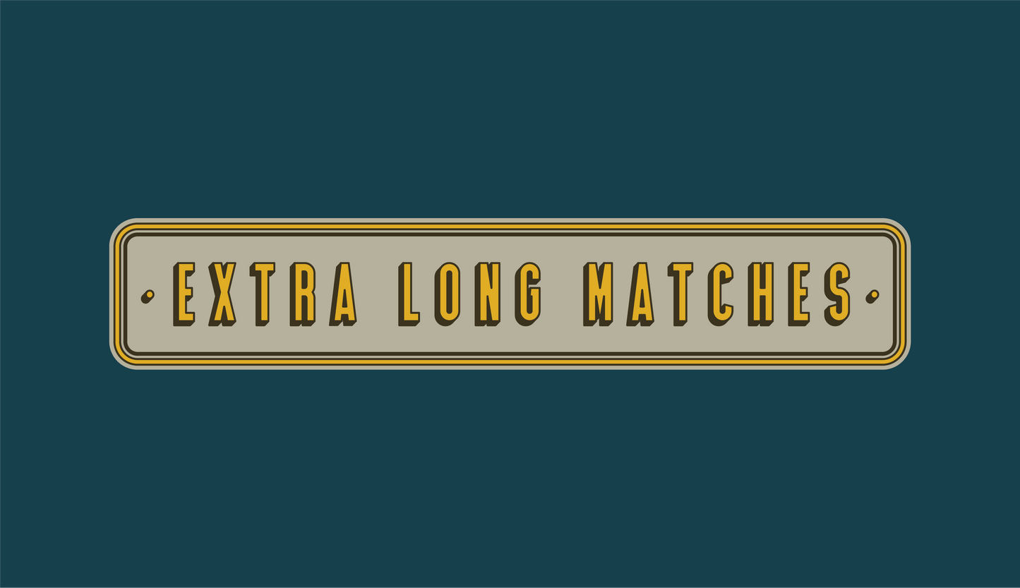 PRE-ORDER TINIT's 'Extra Long Matches' Match Tins