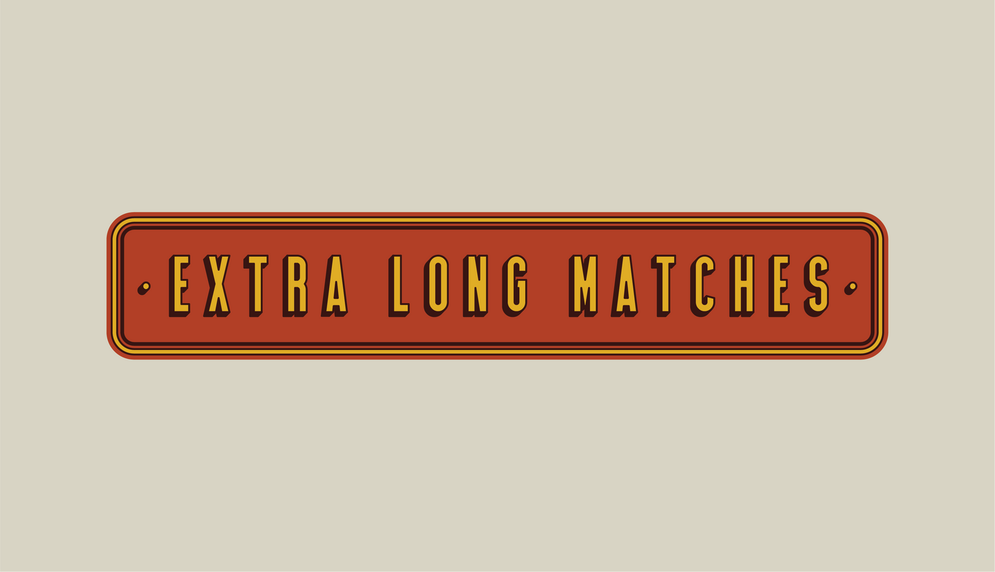 PRE-ORDER TINIT's 'Extra Long Matches' Match Tins