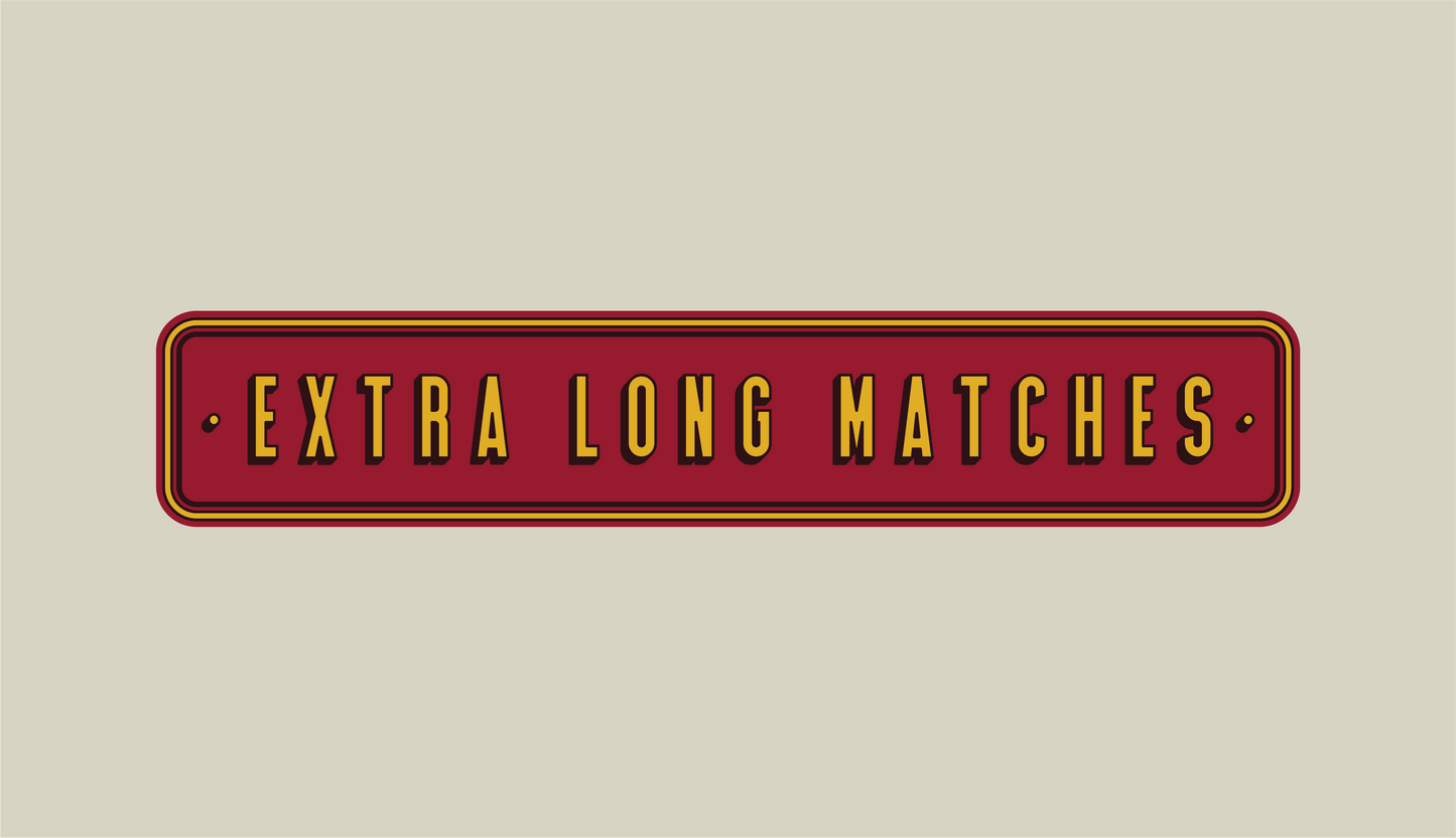 PRE-ORDER TINIT's 'Extra Long Matches' Match Tins
