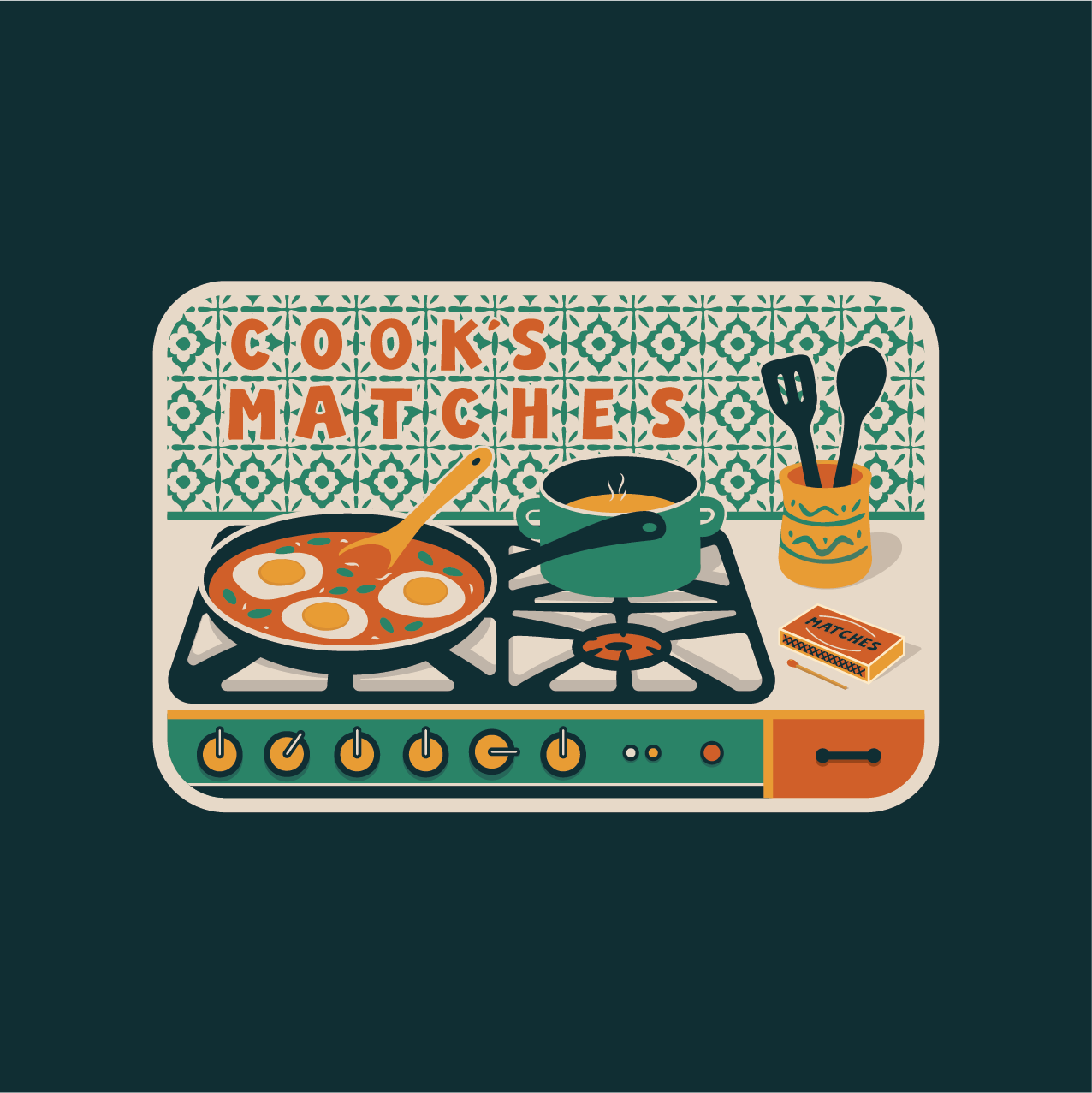 PRE-ORDER TINIT's 'Cook's Matches' Match Tin