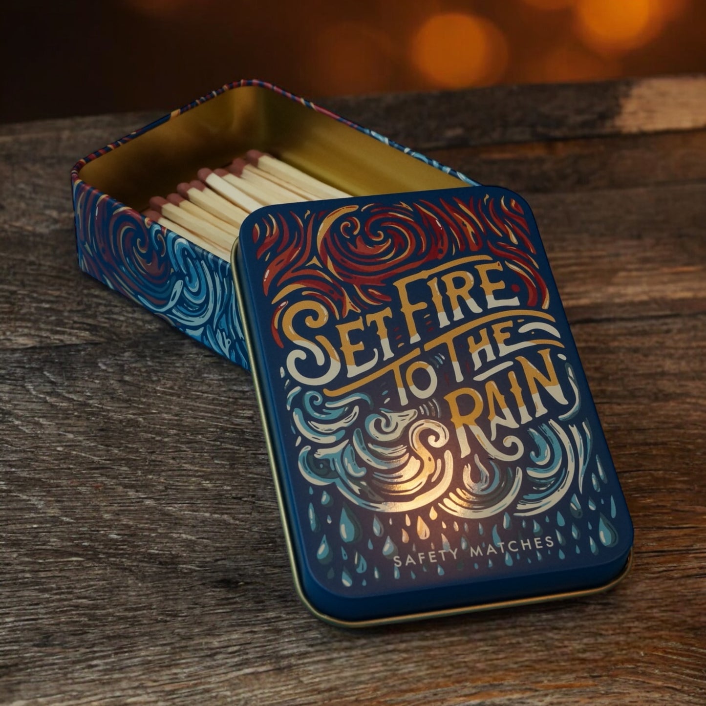 TINIT's 'Come on Baby, Light my Fire' Match Tin