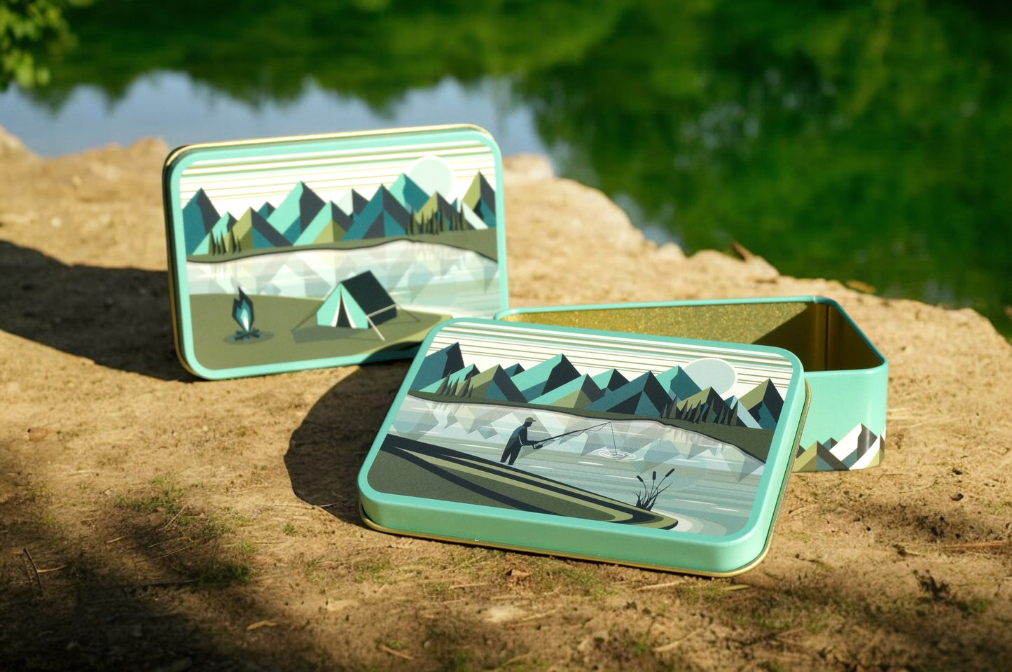 TINIT's Camping and Fishing Tin Set