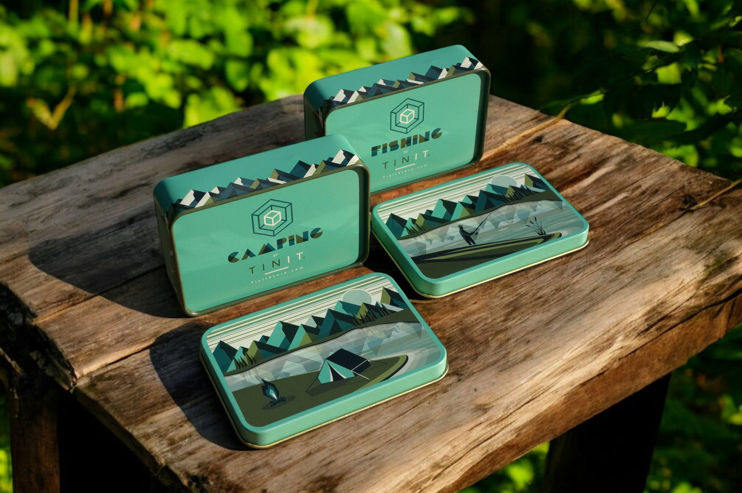 TINIT's Camping and Fishing Tin Set