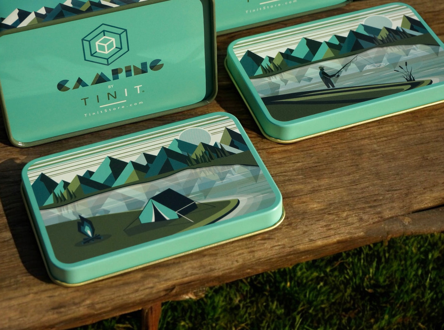 TINIT's Camping and Fishing Tin Set