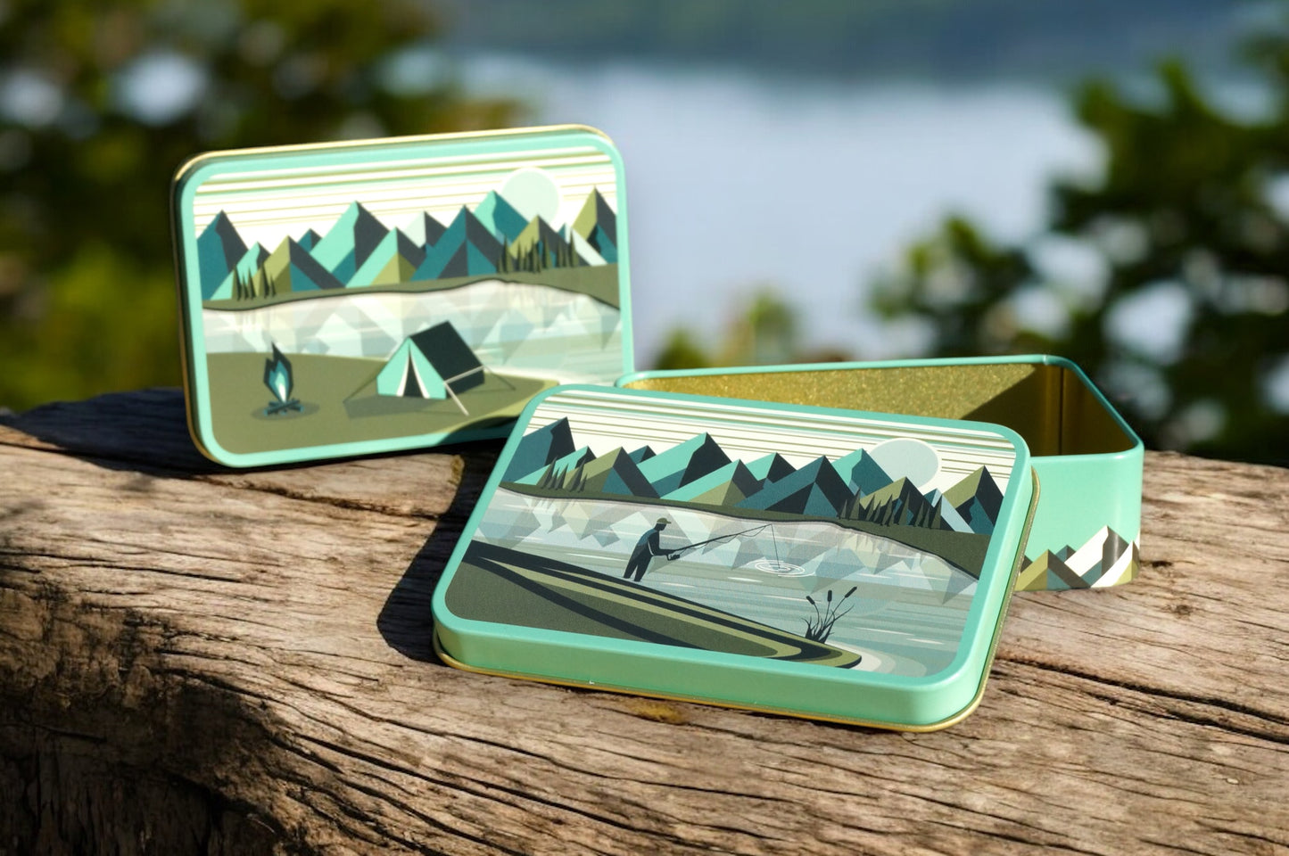 TINIT's Camping and Fishing Tin Set