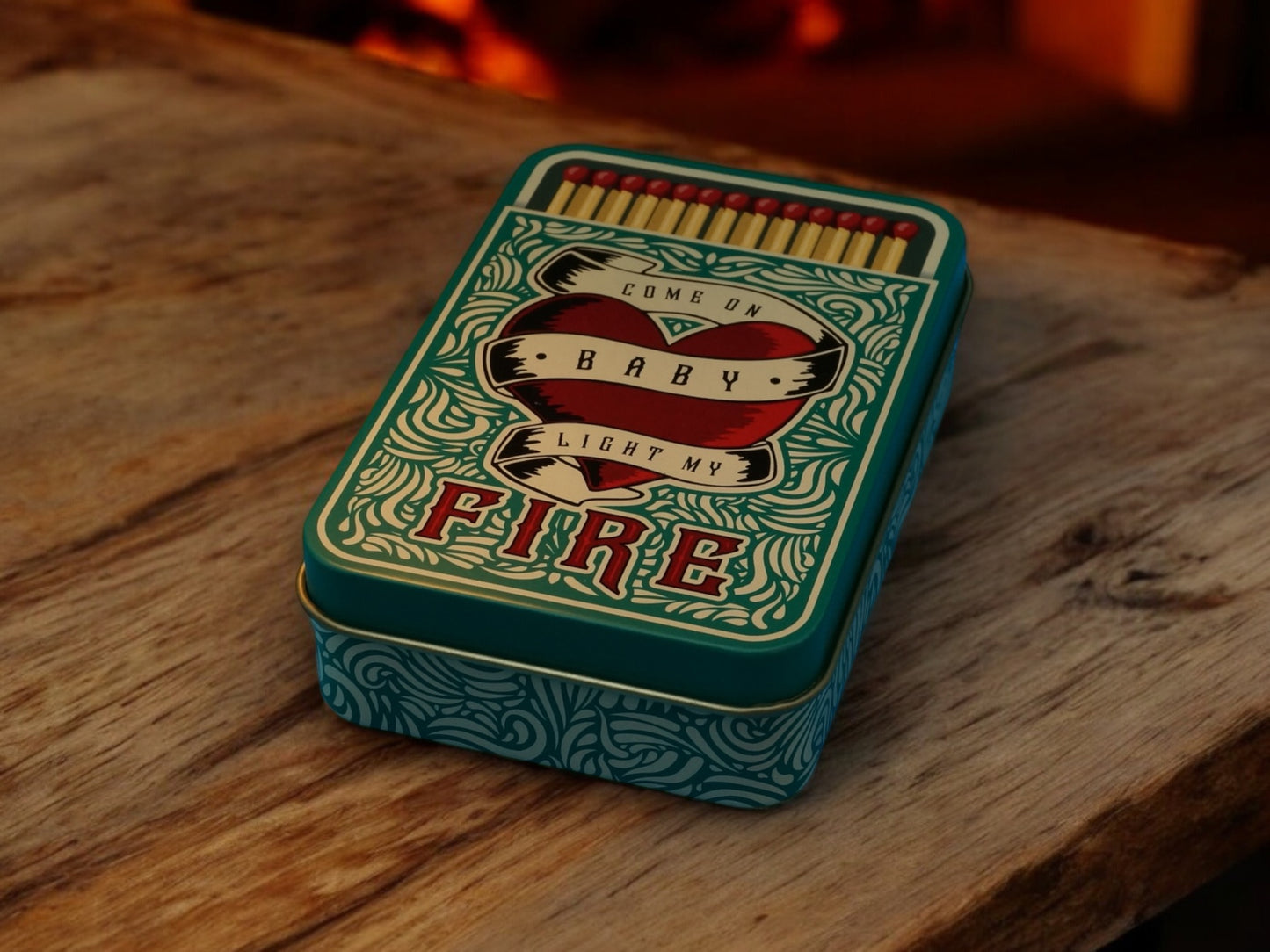 TINIT's 'Come on Baby, Light my Fire' Match Tin