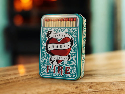 TINIT's 'Come on Baby, Light my Fire' Match Tin