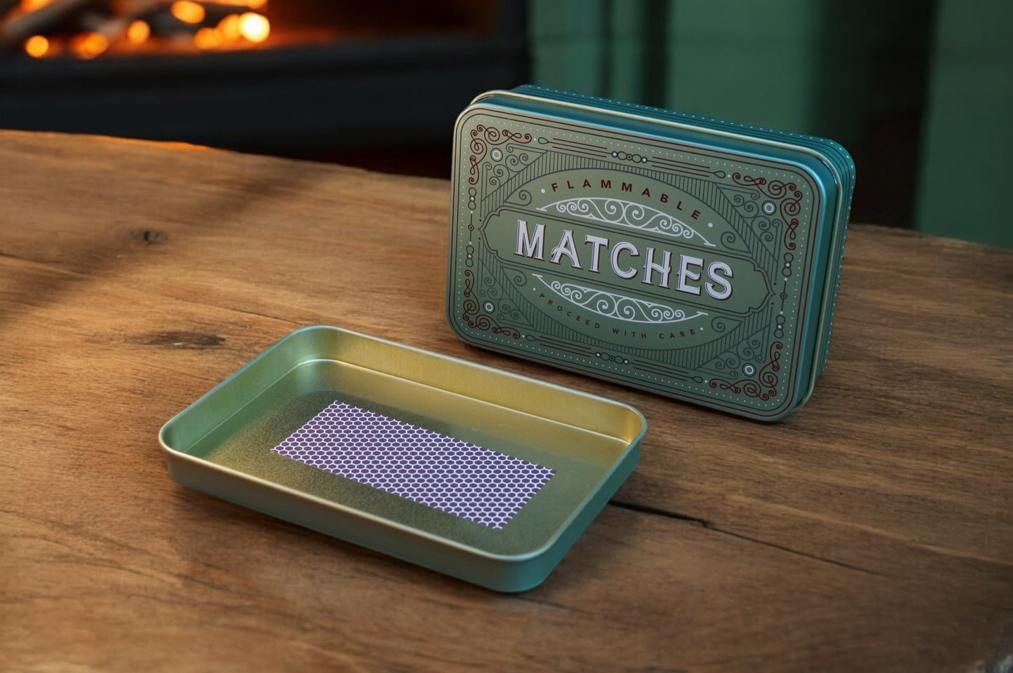 TINIT's Firelighter and Match Tin Set