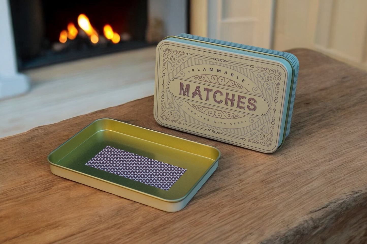 TINIT's Firelighter and Match Tin Set