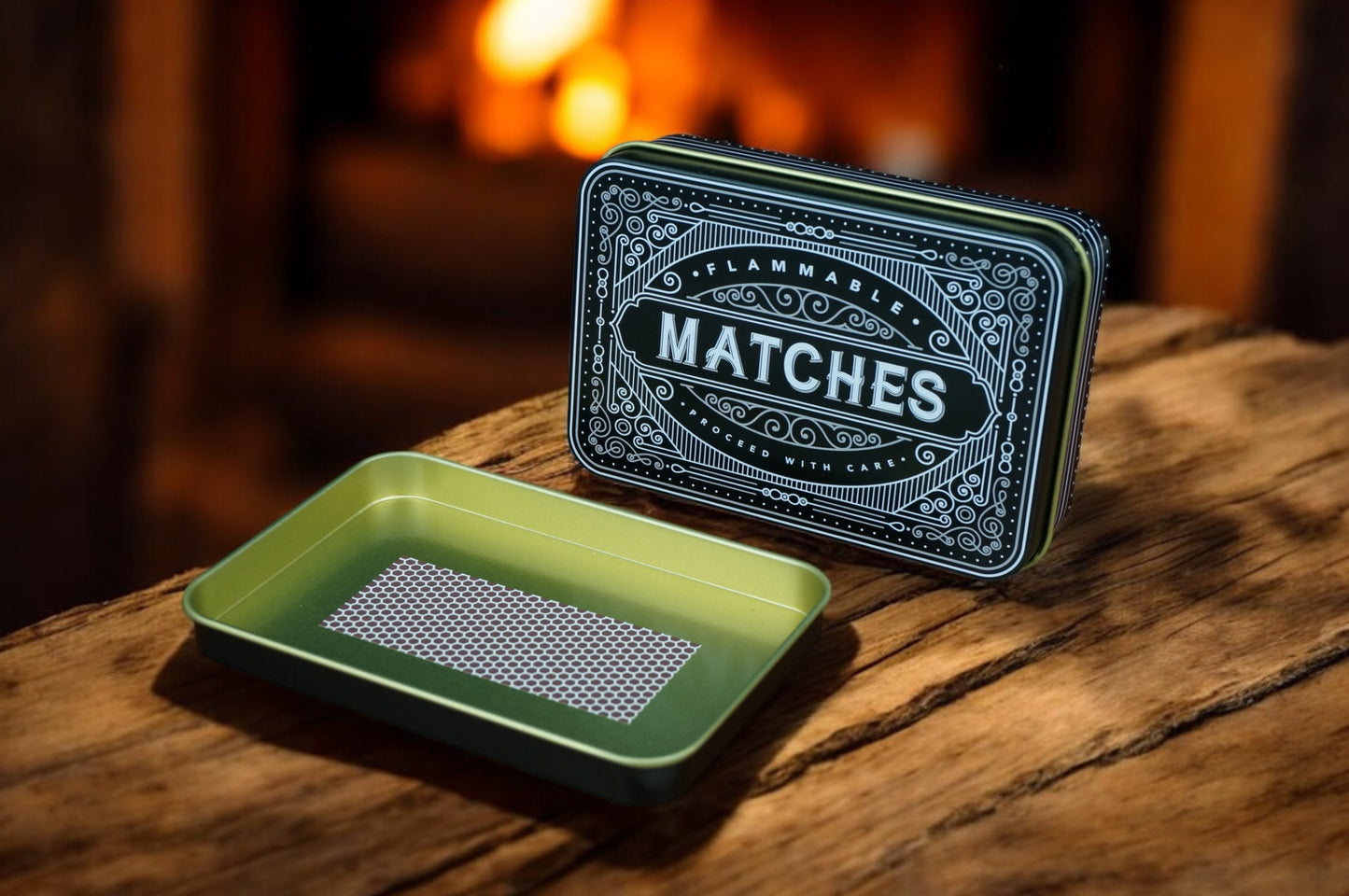 TINIT's Firelighter and Match Tin Set