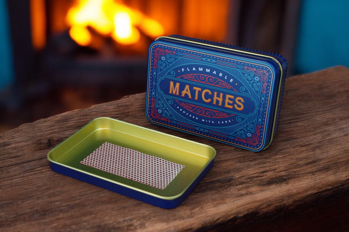 TINIT's Firelighter and Match Tin Set